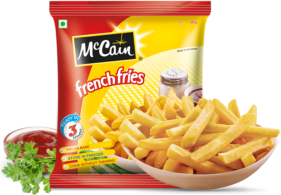 Mc Cain French Fries Package PNG image