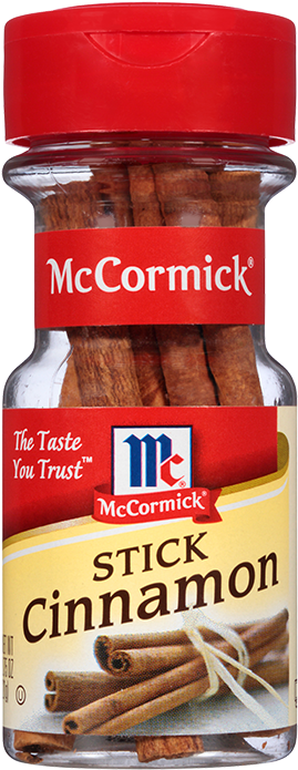 Mc Cormick Cinnamon Sticks Bottle PNG image