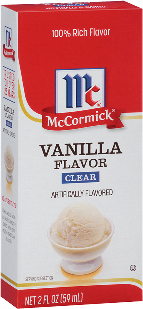 Mc Cormick Clear Vanilla Flavor Extract PNG image