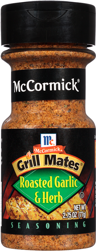 Mc Cormick Grill Mates Roasted Garlic Herb Seasoning PNG image