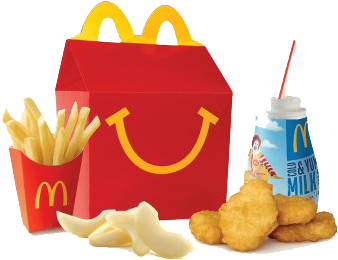 Mc Donalds Happy Meal Set PNG image