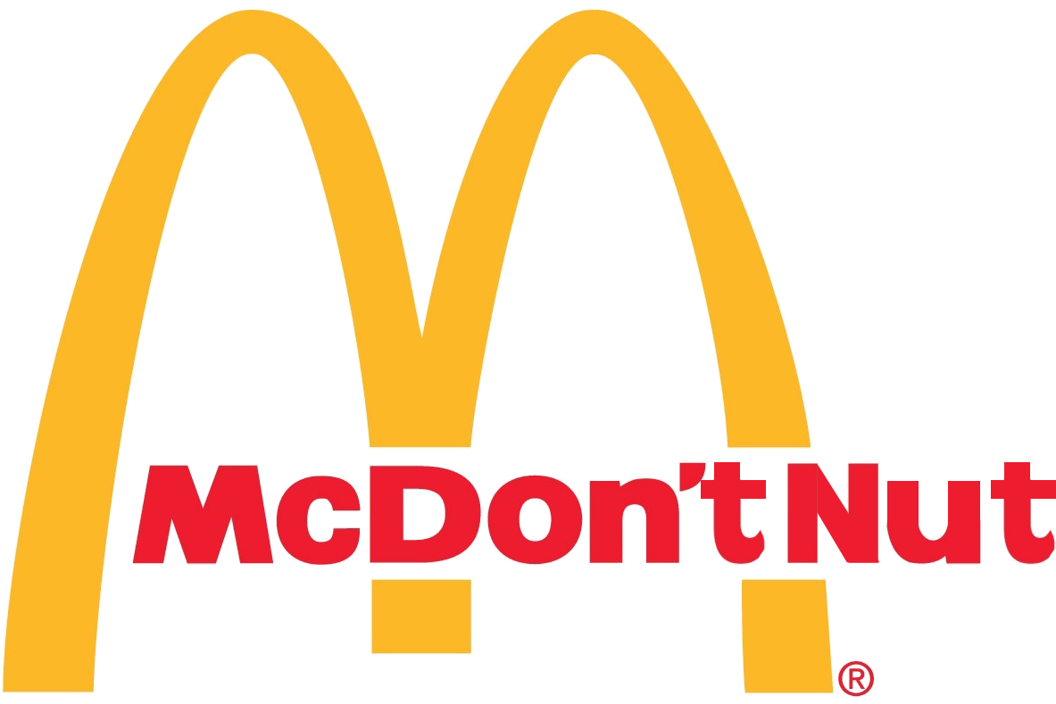 Mc Donalds Logo Parody PNG image