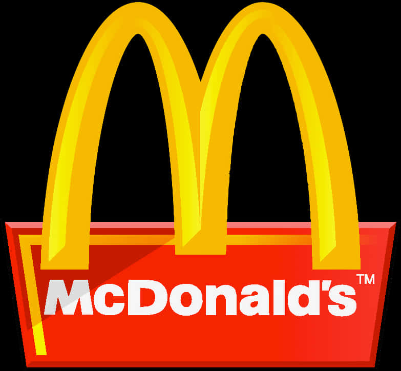 Mc Donalds Logo Yellow Arch PNG image