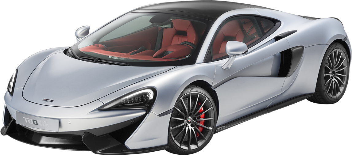 Mc Laren720 S Silver Red Interior PNG image