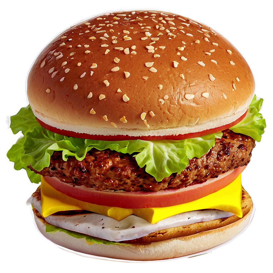 Mcdonalds Big Tasty Burger Png 45 PNG image