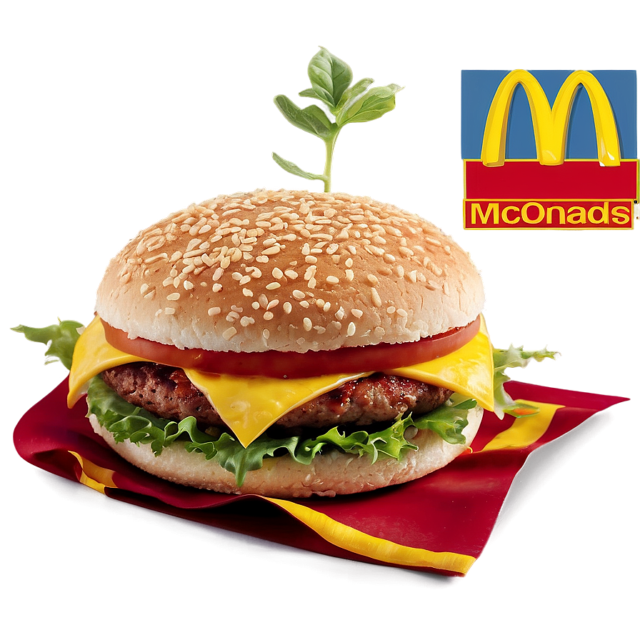 Mcdonalds Gluten-free Burger Png Omf PNG image