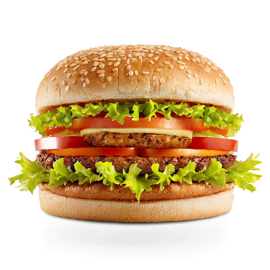 Mcdonalds Veggie Deluxe Burger Png 06272024 PNG image