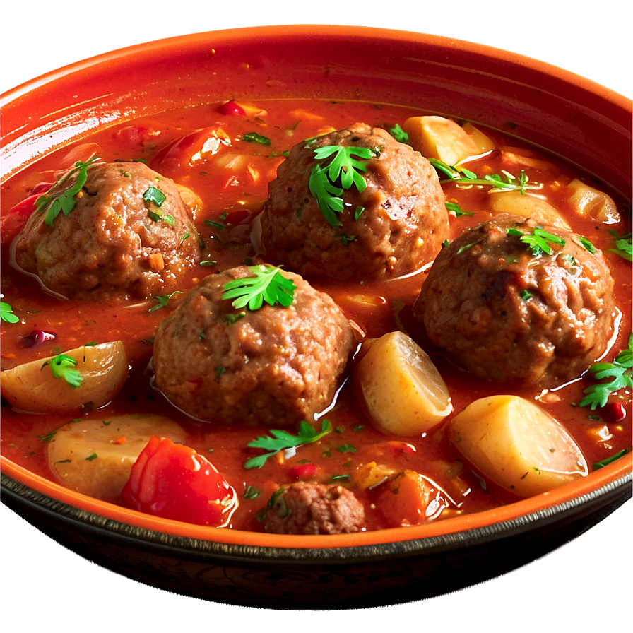 Meatball And Bean Stew Png 77 PNG image