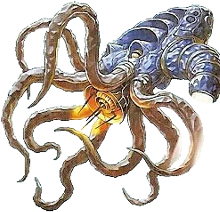 Mechanical Octopus Enemy PNG image