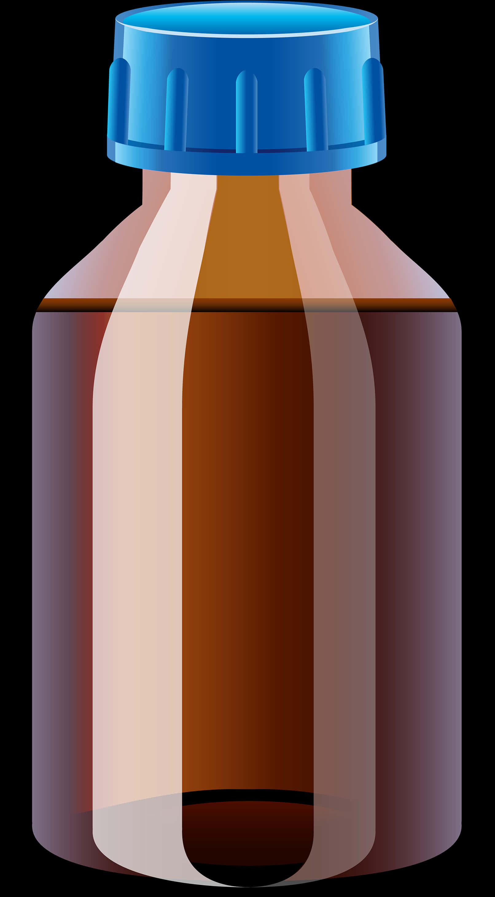 Medicine Bottle Vector Illustration PNG image