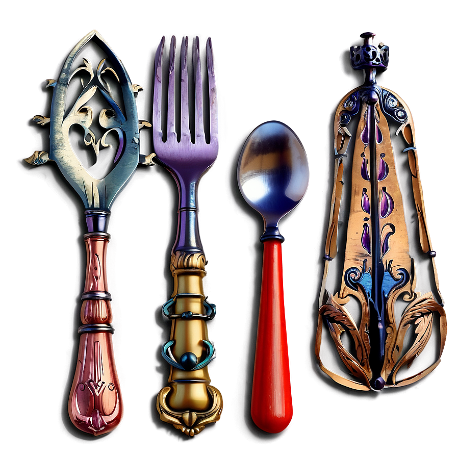 Medieval Banquet Utensils Png 24 PNG image