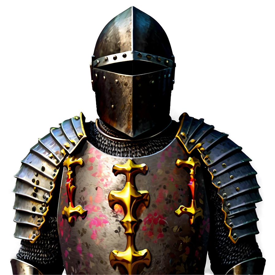 Medieval Black Knight Png Quw PNG image