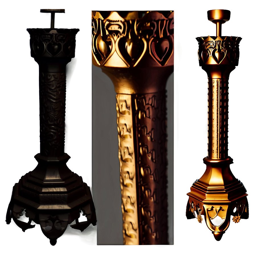 Medieval Candlestick Replica Png 38 PNG image