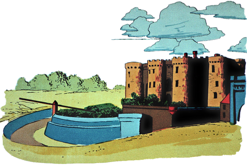 Medieval Castle Illustration PNG image