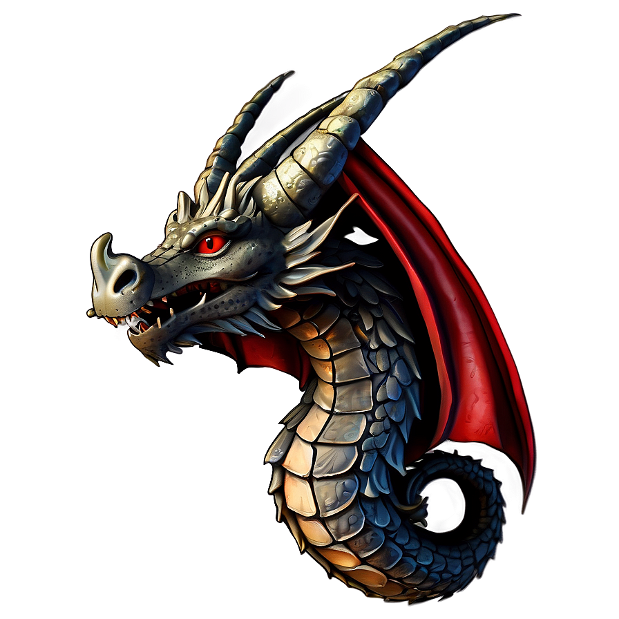Medieval Dragon Symbol Png 05032024 PNG image