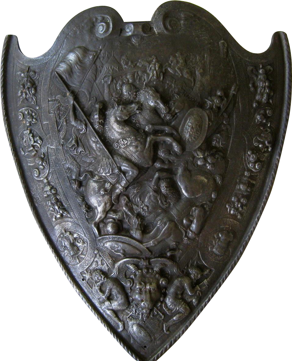 Medieval Embossed Shield PNG image