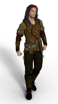 Medieval Fantasy Character PNG image