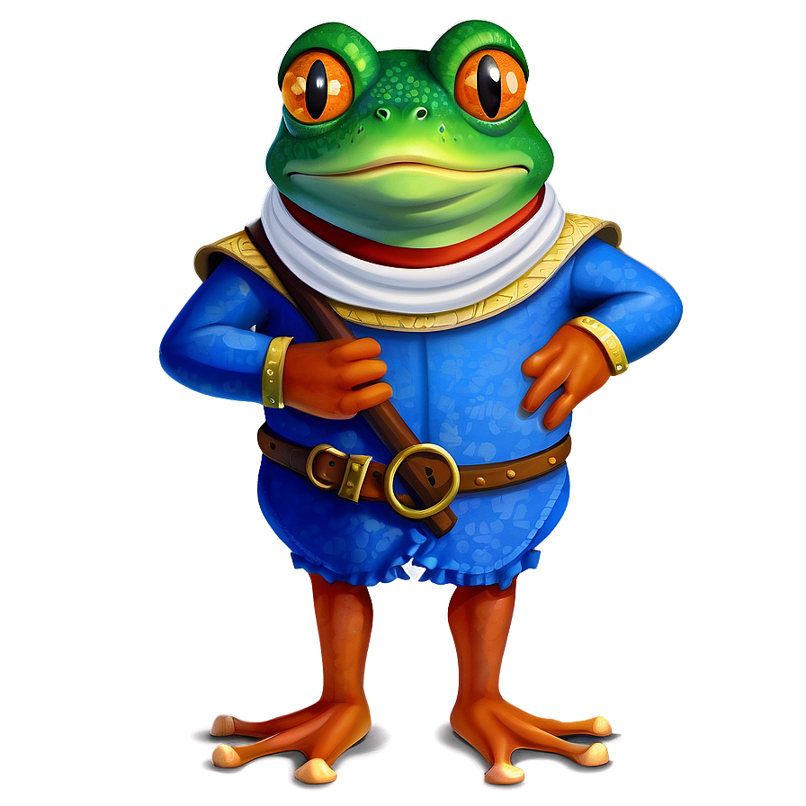 Medieval Frog Cartoon Png 06272024 PNG image