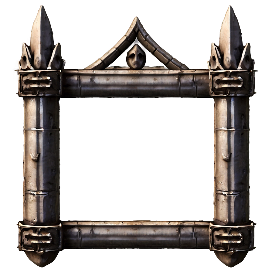 Medieval Gothic Frame Png 06262024 PNG image