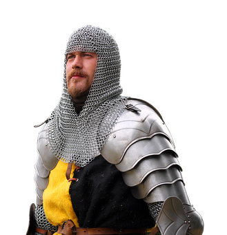 Medieval Knight Portrait PNG image