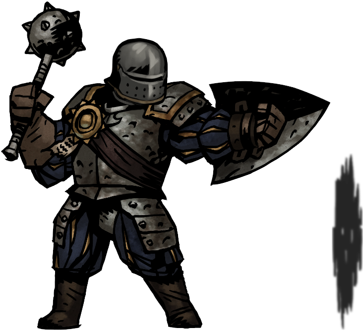 Medieval Knight Readyfor Battle PNG image