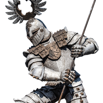 Medieval Knight Statue PNG image