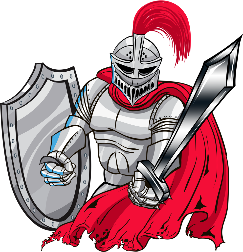 Medieval Knightin Armor PNG image