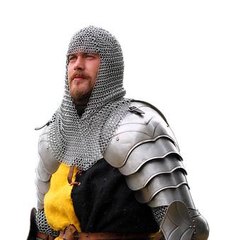 Medieval Knightin Armor PNG image