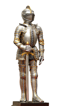 Medieval Knightin Armor PNG image