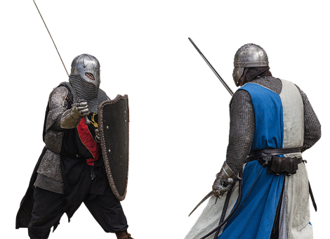 Medieval Knights Duel PNG image