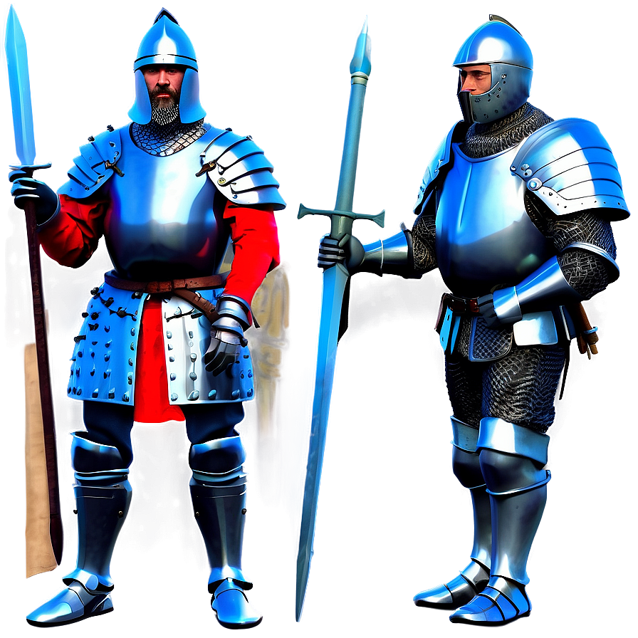 Medieval Knights Soldiers Png Jox PNG image