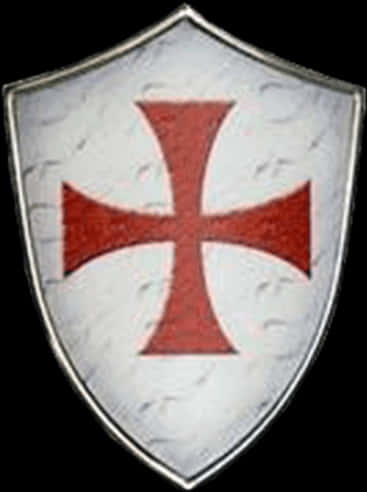 Medieval Knights Templar Shield PNG image