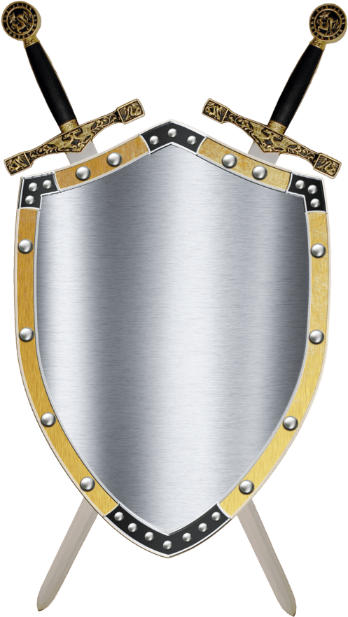 Medieval Shieldand Swords PNG image