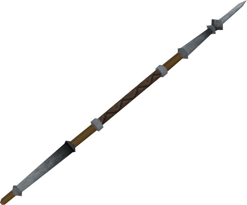 Medieval Spear3 D Model PNG image