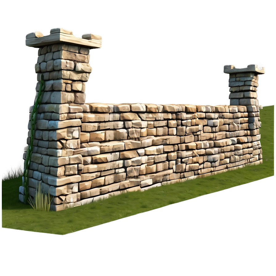 Medieval Stone Wall Png 05242024 PNG image