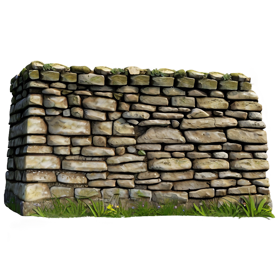 Medieval Stone Wall Png 05242024 PNG image