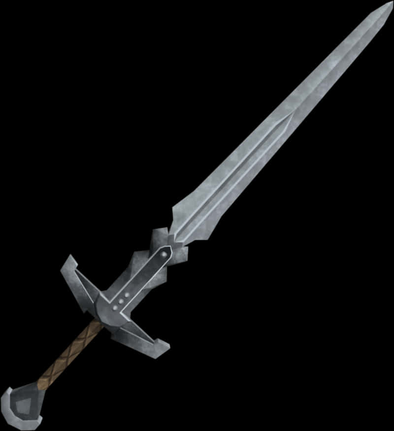 Medieval Style Sword Illustration PNG image