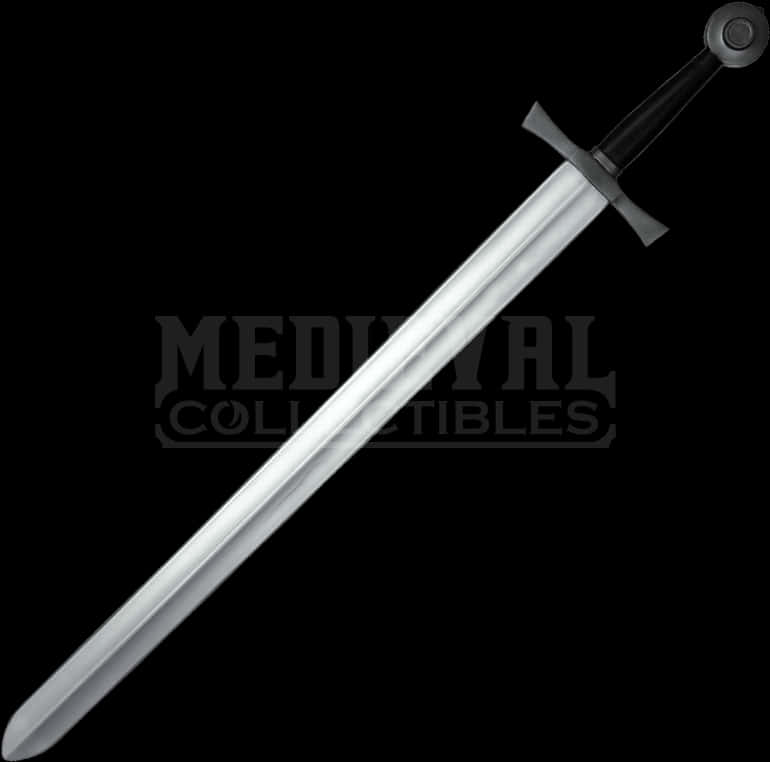 Medieval Sword Black Background PNG image