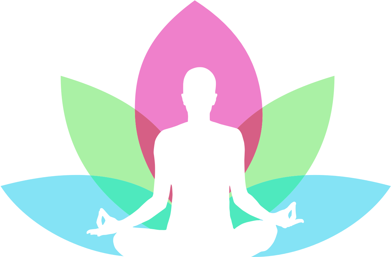 Meditation Silhouette Lotus Background PNG image