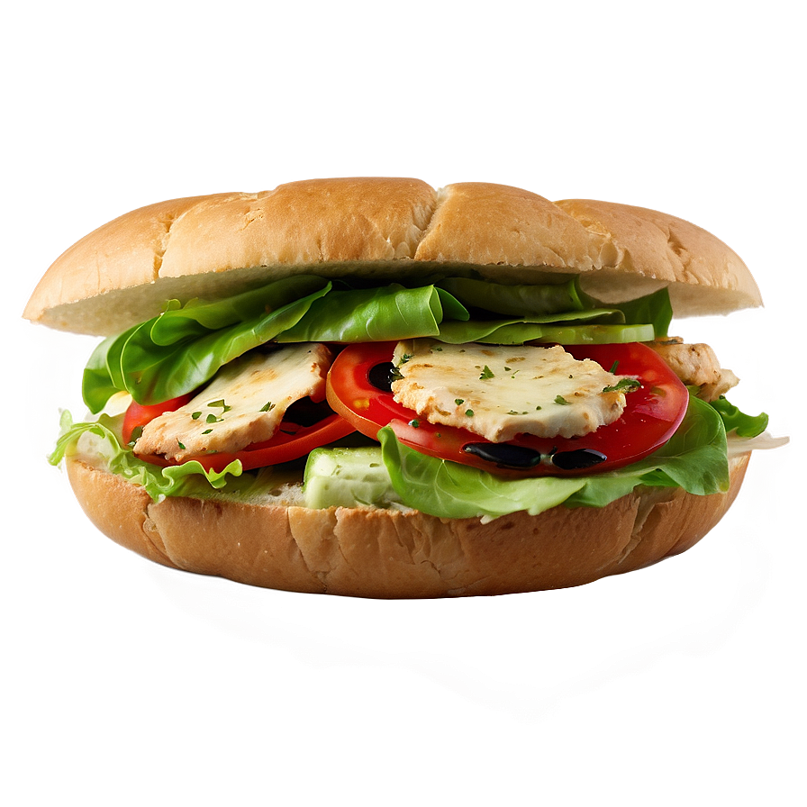 Mediterranean Chicken Sandwich Png 61 PNG image