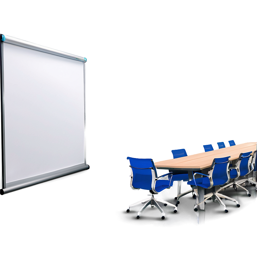 Meeting Room White Board Png 06132024 PNG image