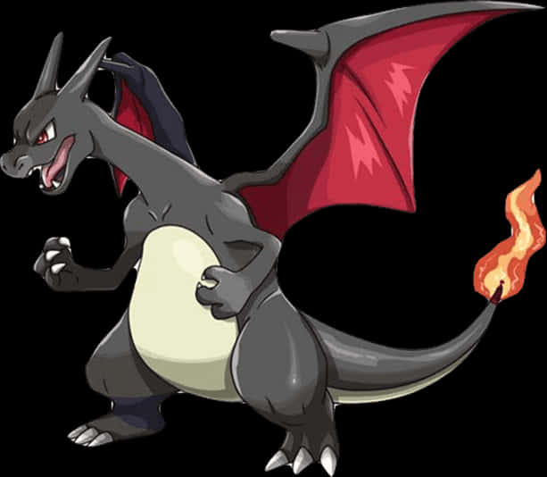 Mega Charizard X Pokemon PNG image