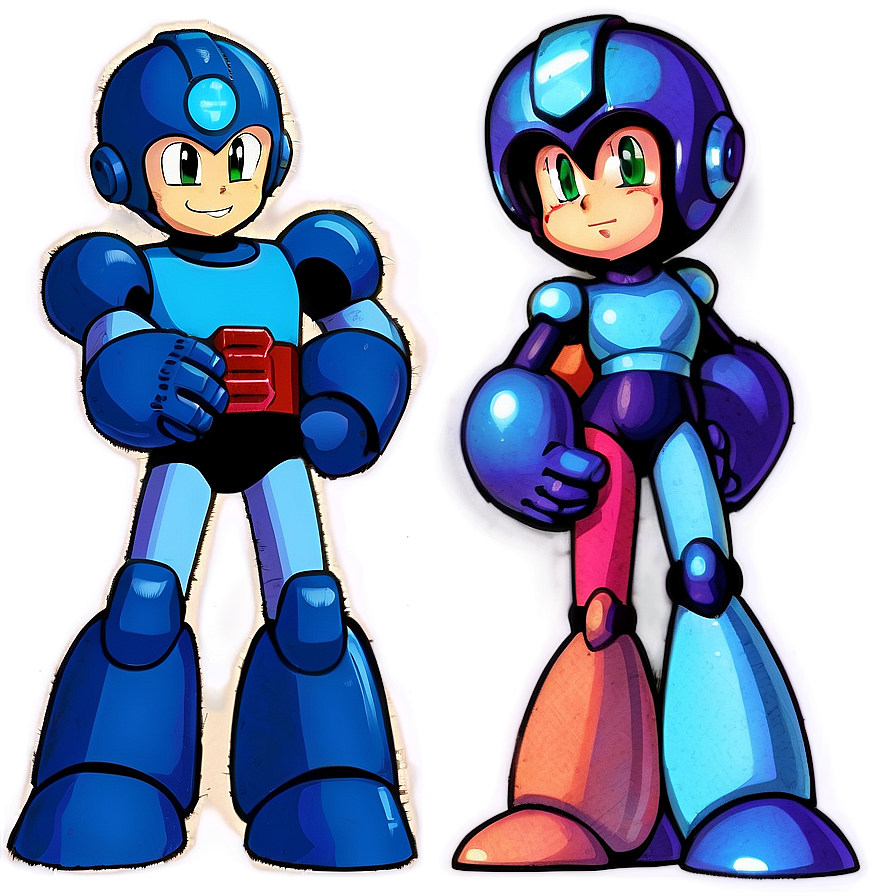 Mega Man 2 Classic Scene Png Mtr13 PNG image