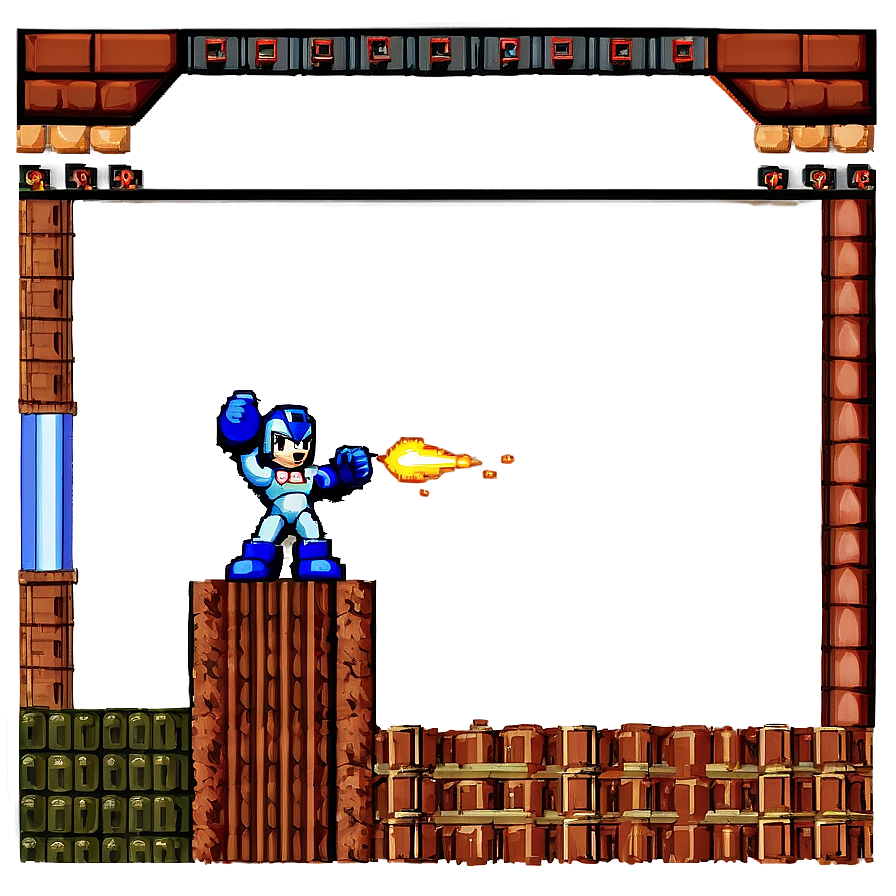 Mega Man 8-bit Png Iqr89 PNG image