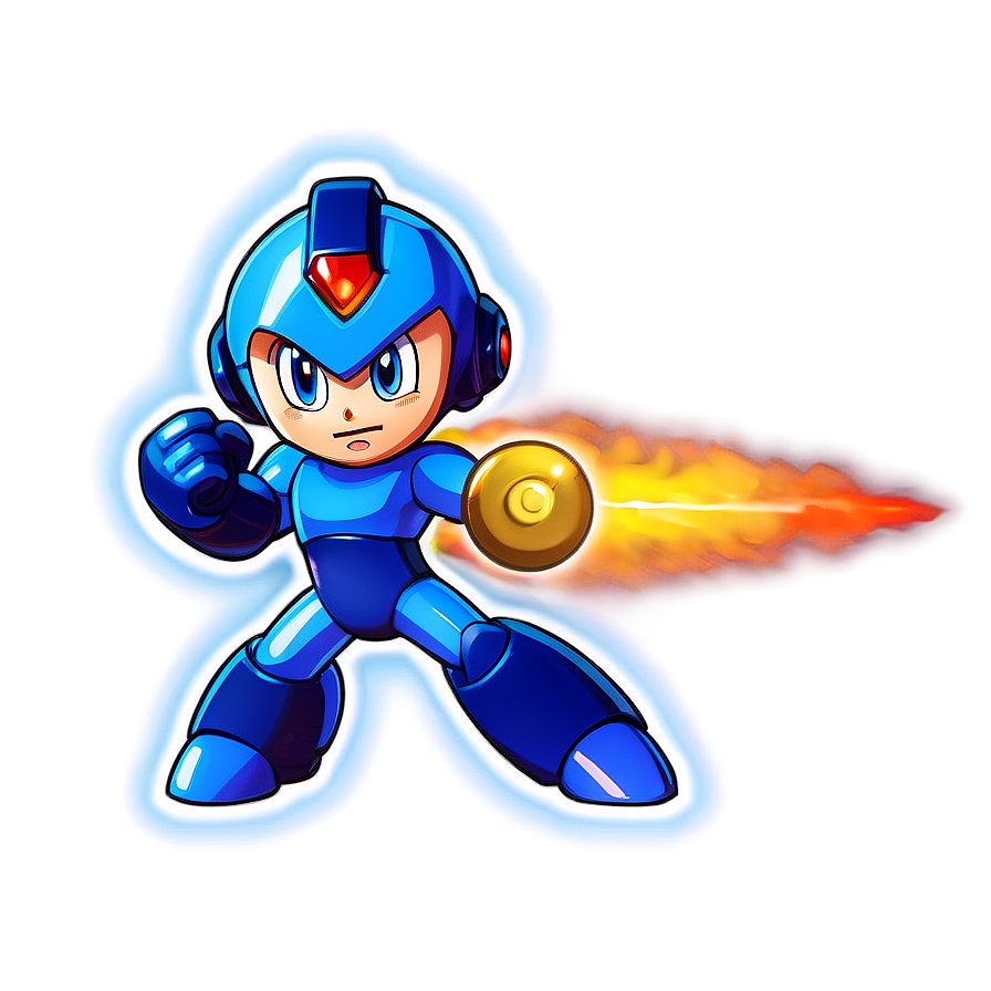 Mega Man Energy Blast Png 06242024 PNG image