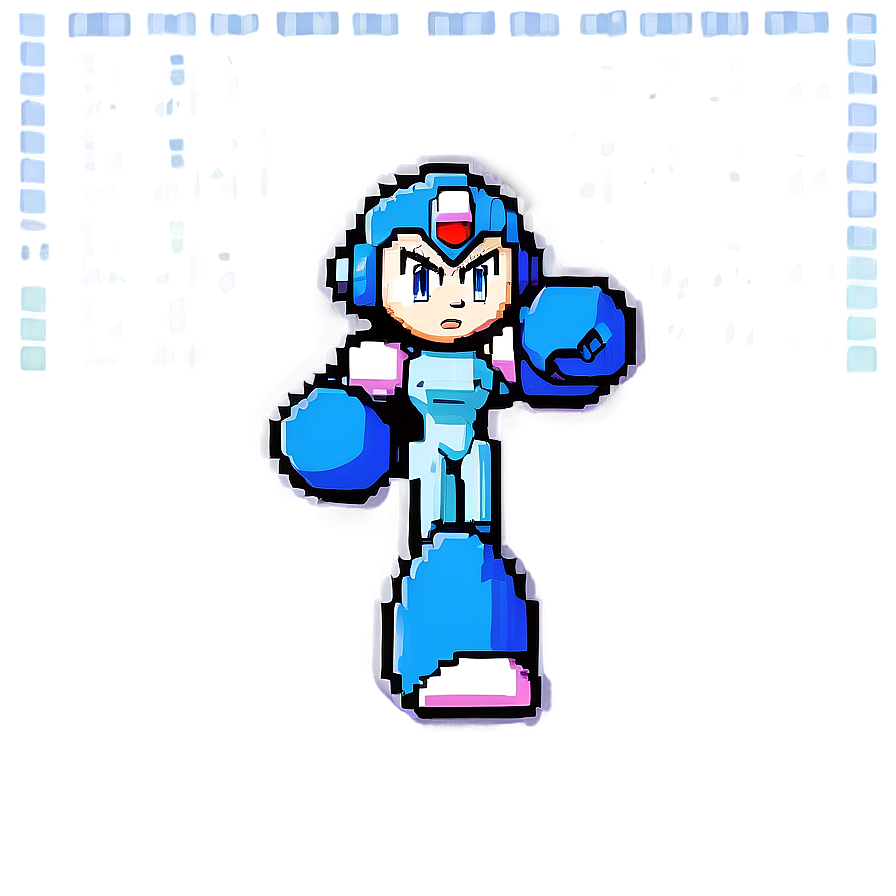 Mega Man Pixel Art Png Bfq83 PNG image