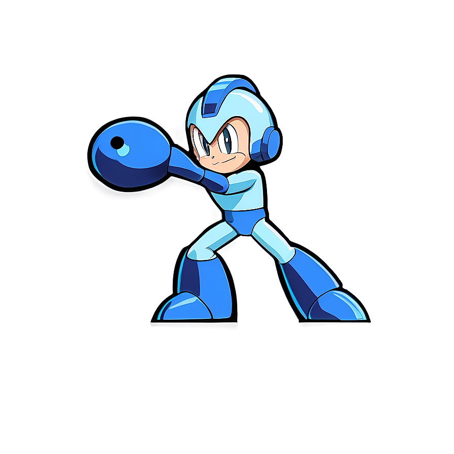 Mega Man Retro Game Png Ets54 PNG image