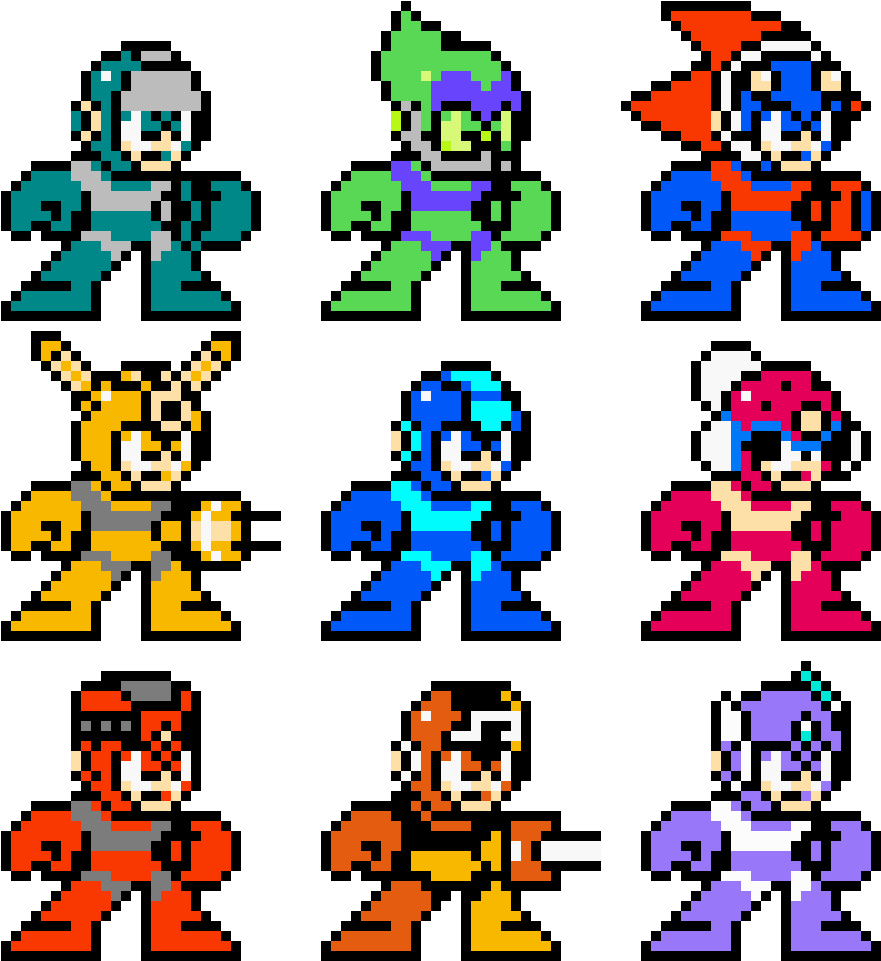 Megaman Sprite Png Images (100++)