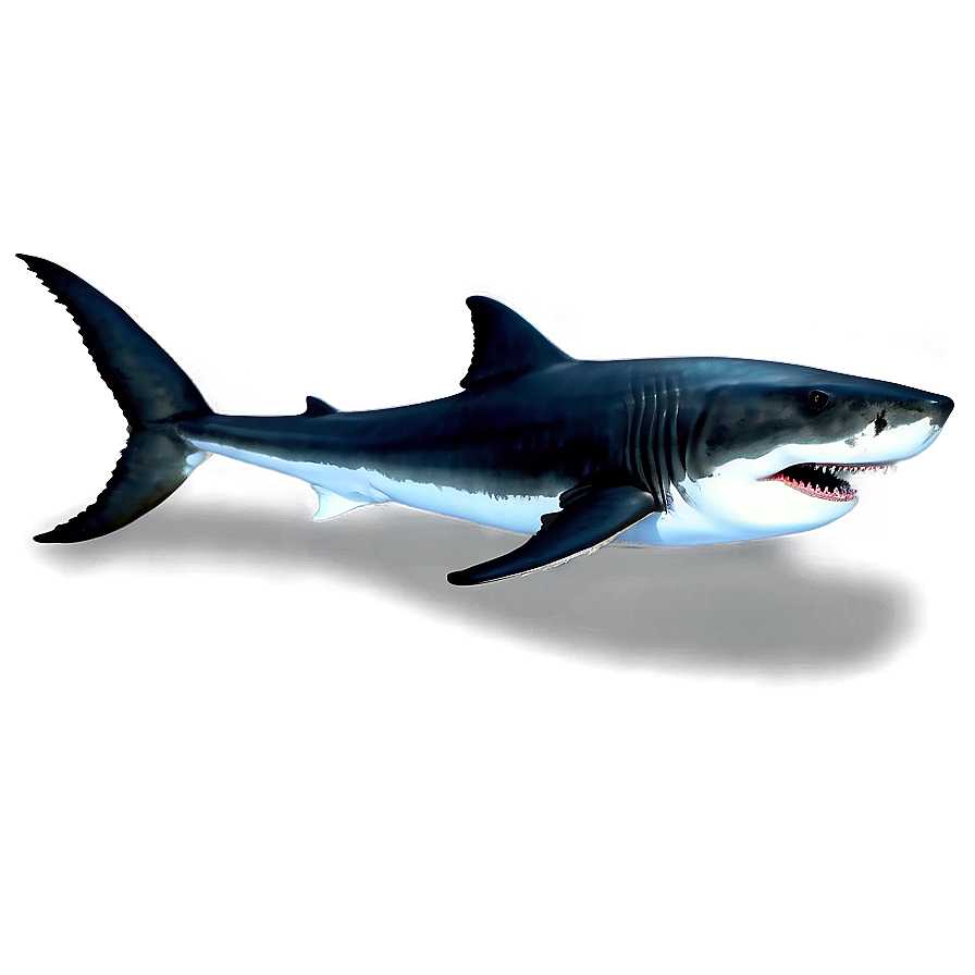 Megalodon And Great White Comparison Png Wmj PNG image