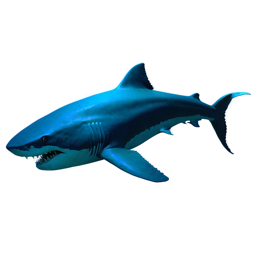 Megalodon Swimming Silhouette Png 59 PNG image